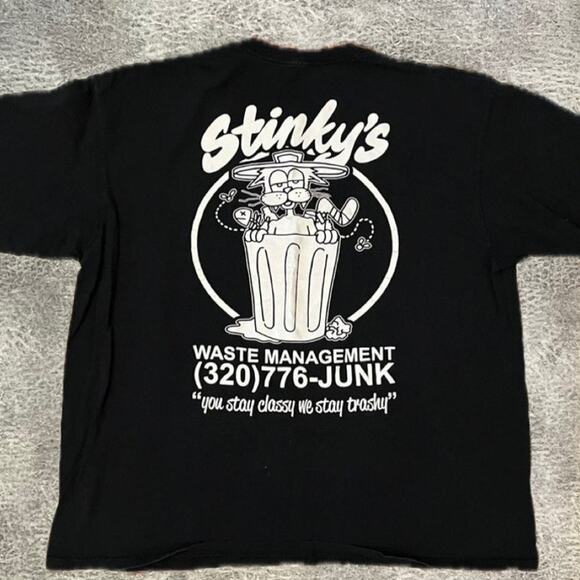 ALAB stinky cat Black tee - Picture 1 of 7